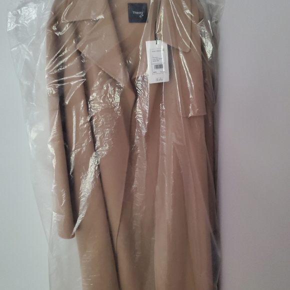 NWT Theory Cashmere Wrap Coat - Picture 7 of 7